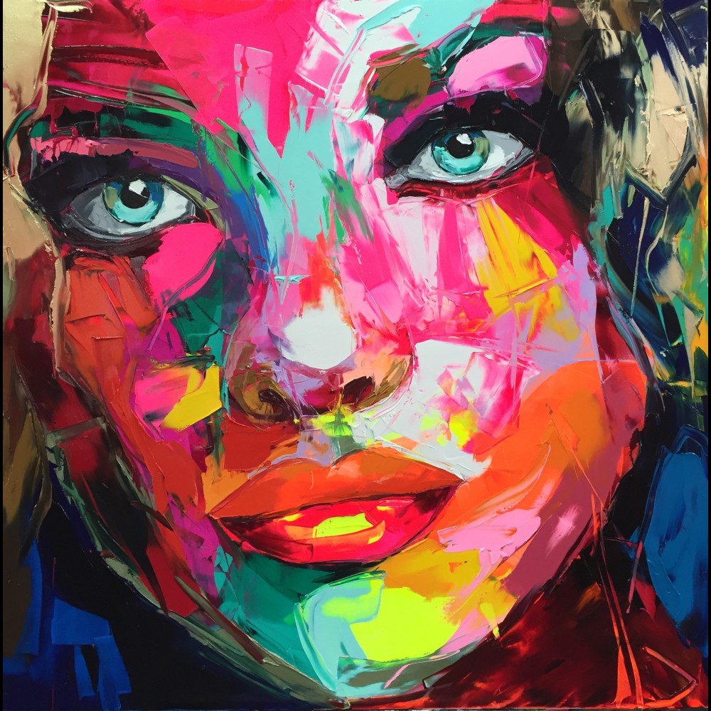 Francoise Nielly Portrait Palette Painting Expression Face207